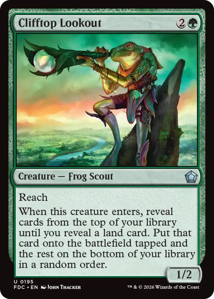 Clifftop Lookout (195) [Commander: Foundations]