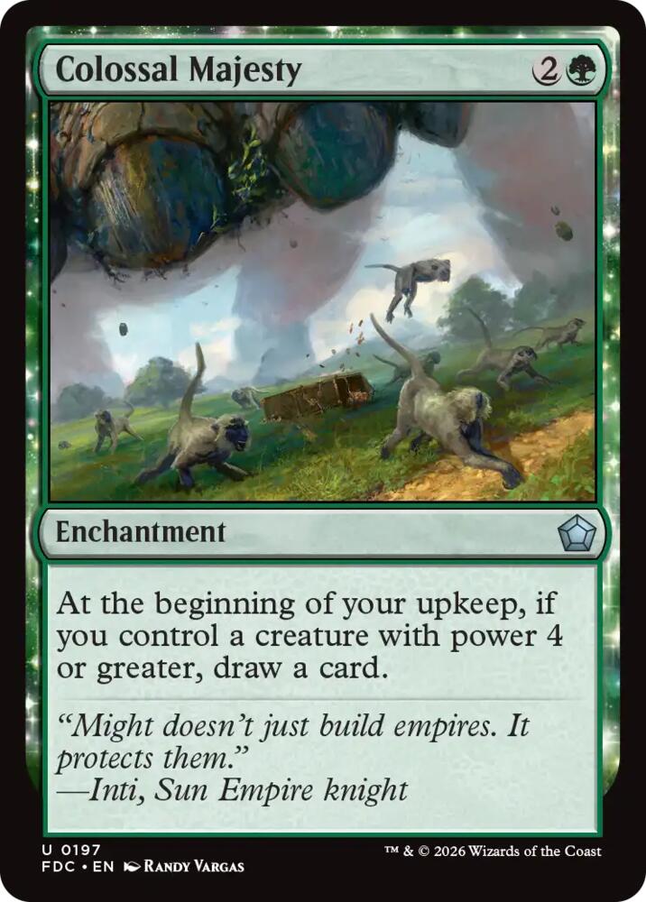Colossal Majesty (197) [Commander: Foundations]