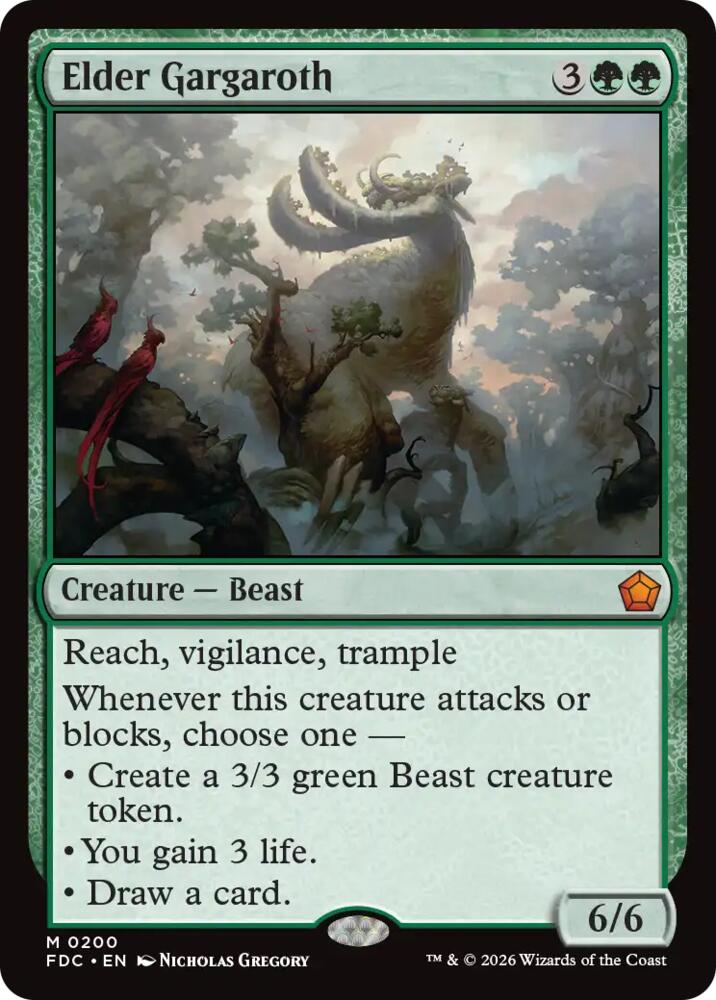Elder Gargaroth (200) [Commander: Foundations]