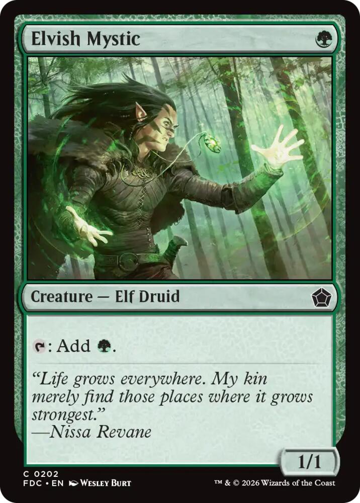 Elvish Mystic (202) [Commander: Foundations]