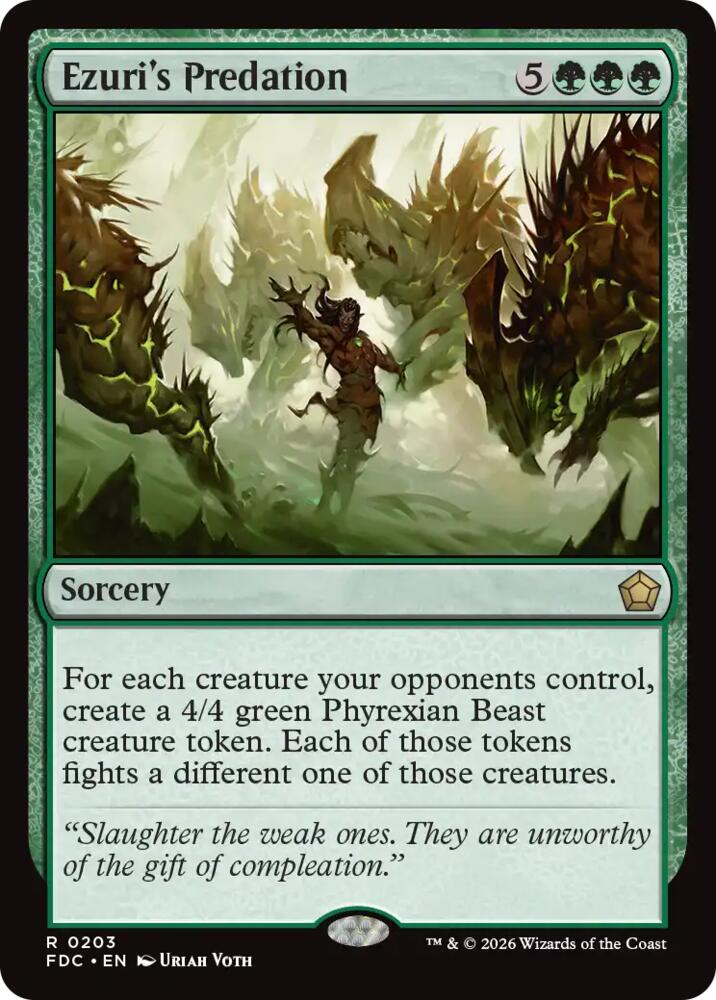 Ezuri's Predation (203) [Commander: Foundations]