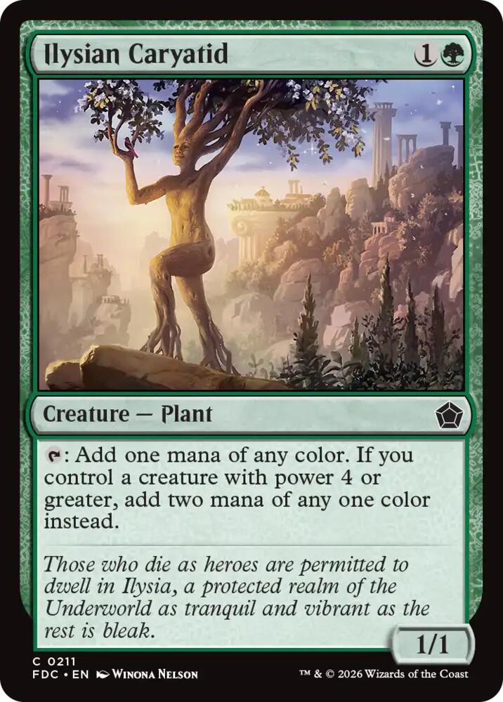 Ilysian Caryatid (211) [Commander: Foundations]