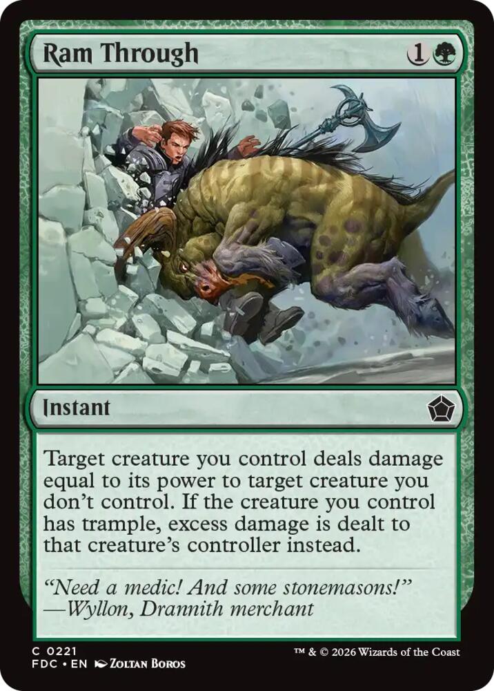 Ram Through (221) [Commander: Foundations]