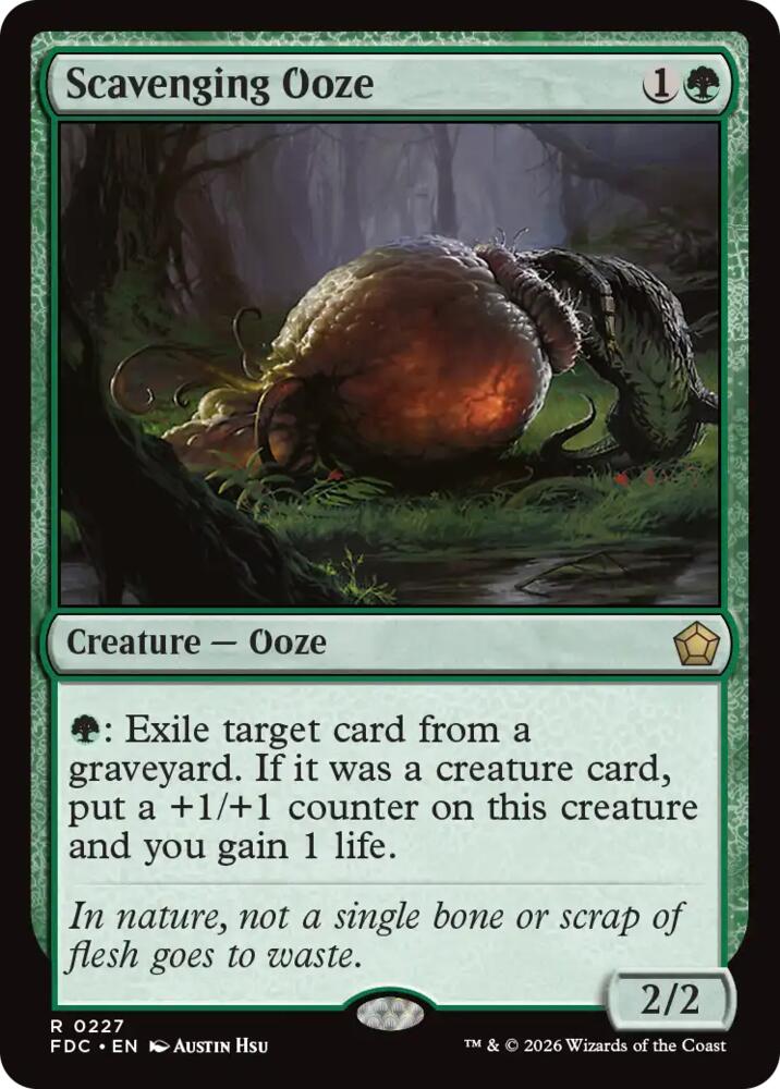 Scavenging Ooze (227) [Commander: Foundations]