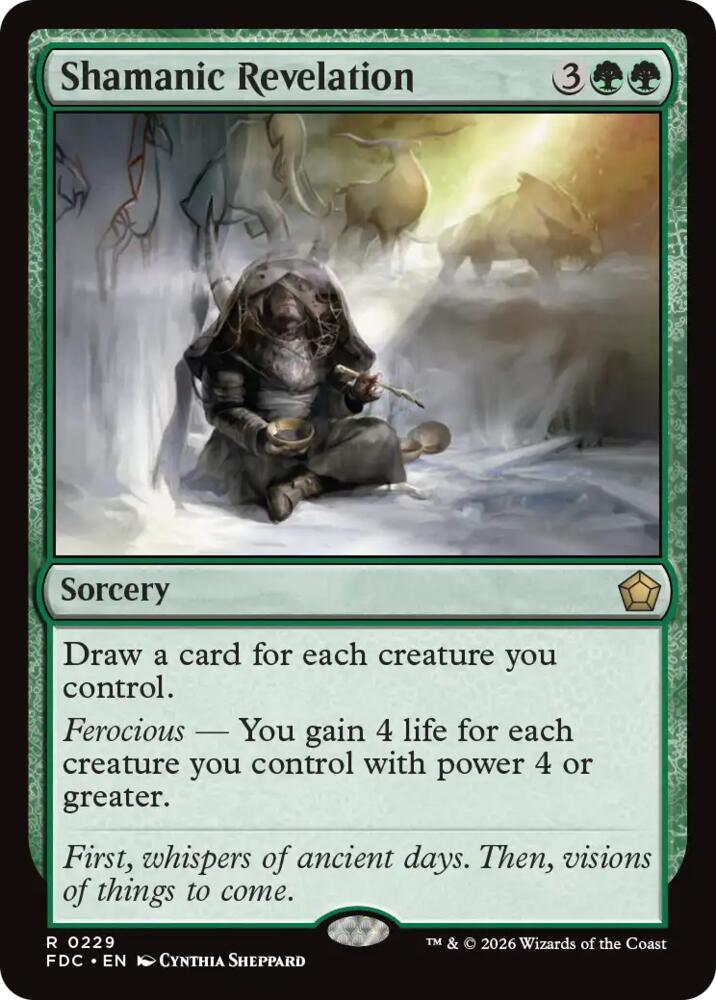 Shamanic Revelation (229) [Commander: Foundations]