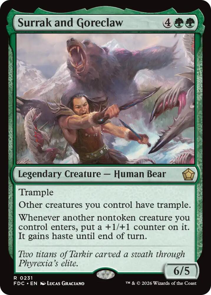 Surrak and Goreclaw (231) [Commander: Foundations]