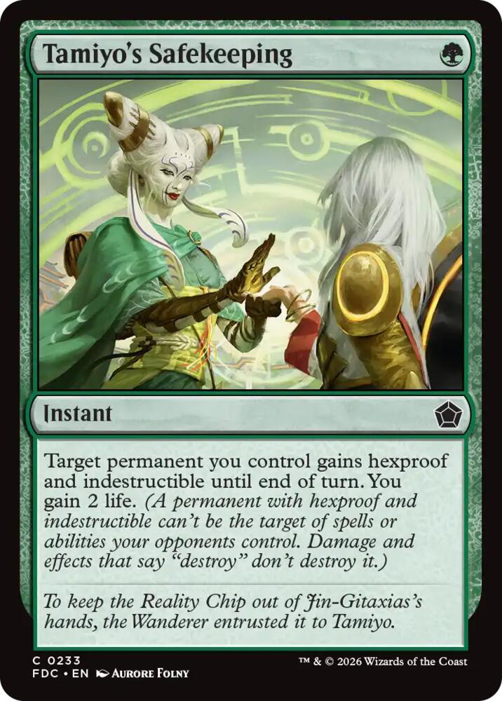 Tamiyo's Safekeeping (233) [Commander: Foundations]