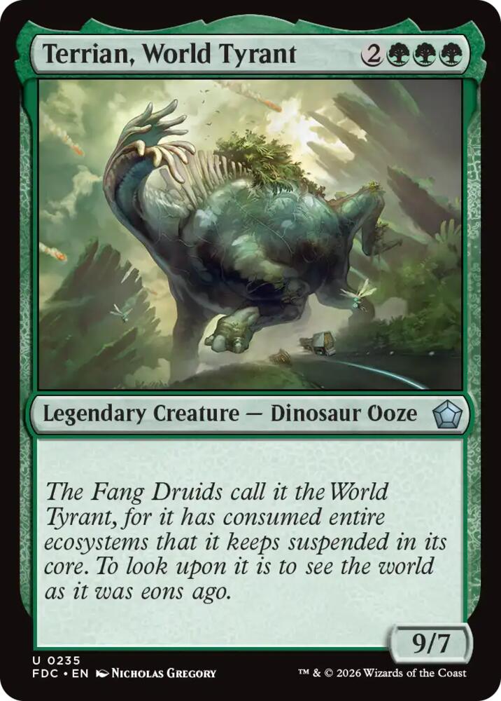 Terrian, World Tyrant (235) [Commander: Foundations]