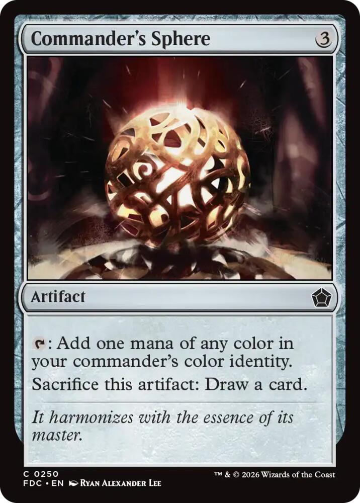 Commander's Sphere (250) [Commander: Foundations]