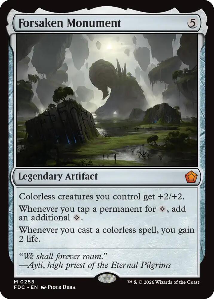 Forsaken Monument (258) [Commander: Foundations]