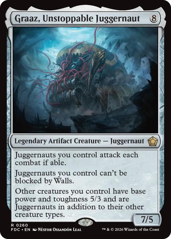 Graaz, Unstoppable Juggernaut (260) [Commander: Foundations]