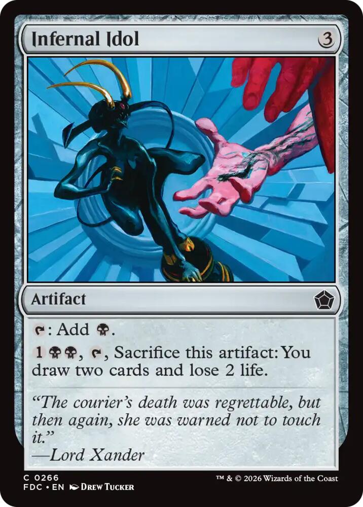 Infernal Idol (266) [Commander: Foundations]