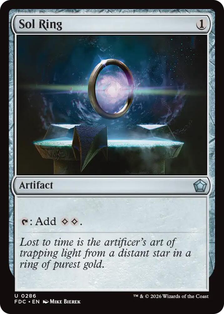 Sol Ring (0286) (286) [Commander: Foundations]