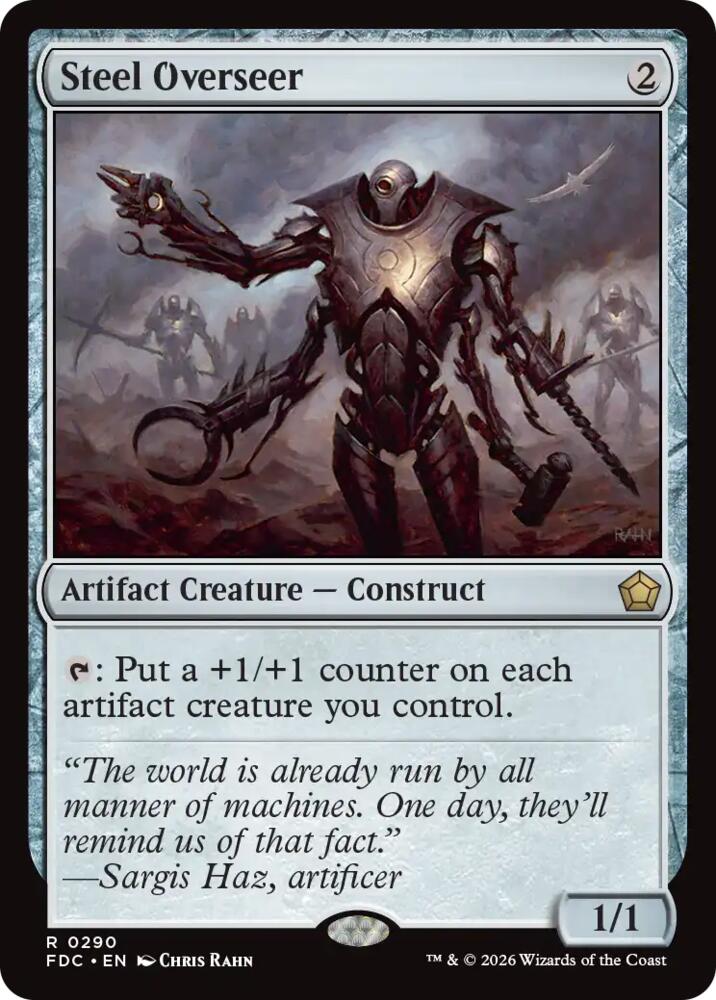 Steel Overseer (290) [Commander: Foundations]
