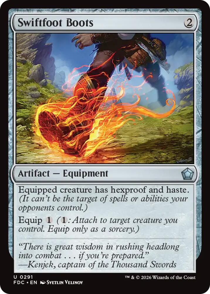 Swiftfoot Boots (291) [Commander: Foundations]