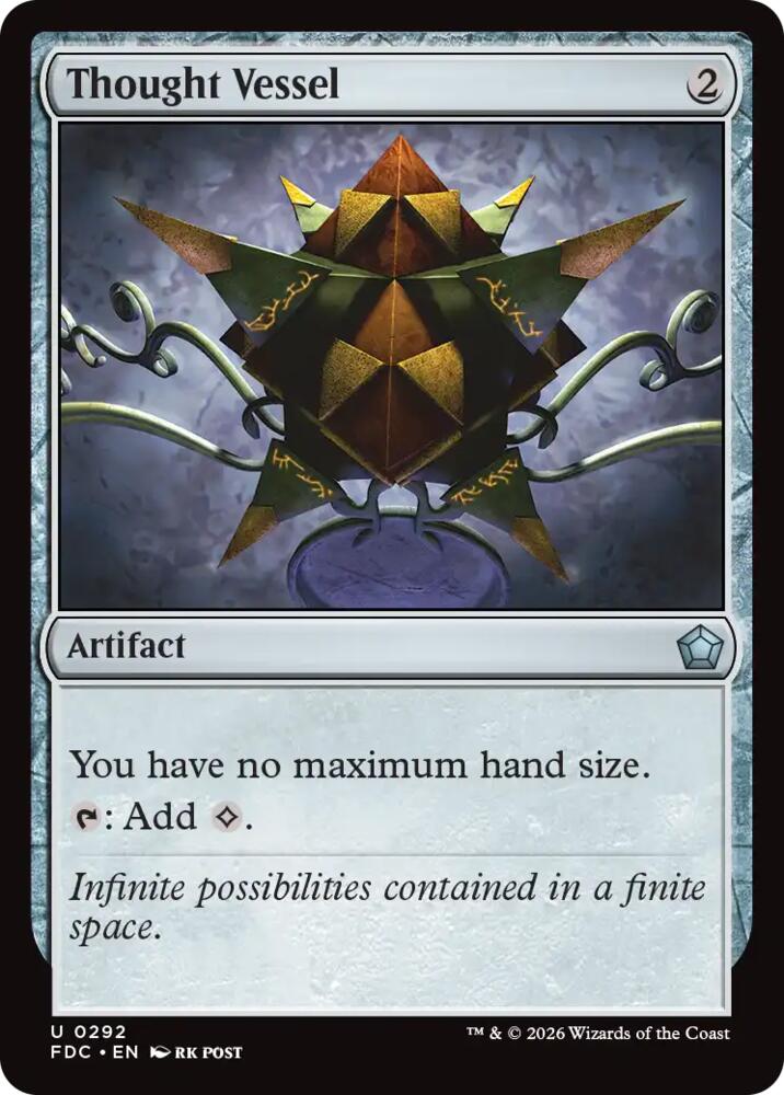 Thought Vessel (292) [Commander: Foundations]