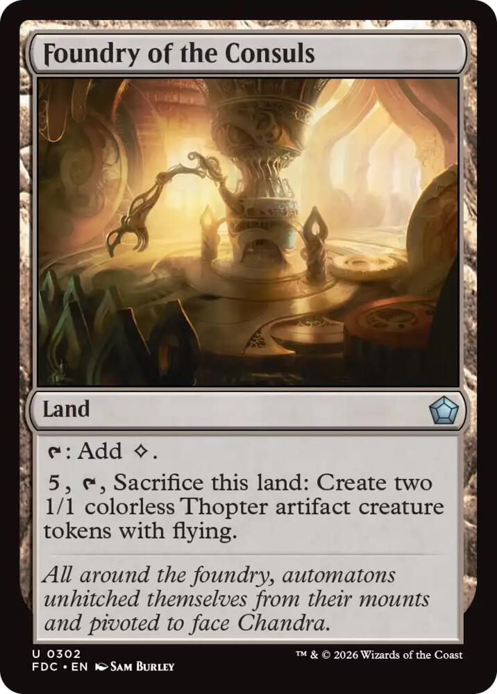 Foundry of the Consuls (302) [Commander: Foundations]