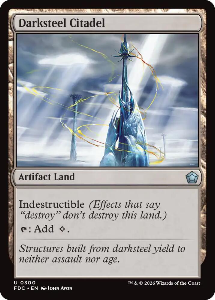 Darksteel Citadel (300) [Commander: Foundations]