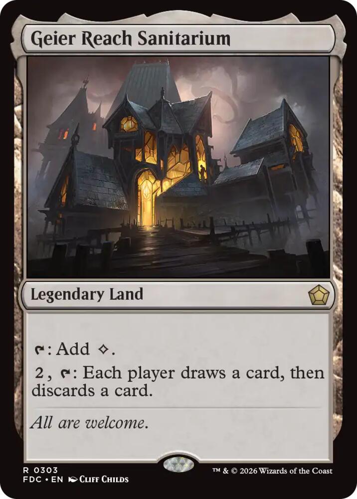 Geier Reach Sanitarium (303) [Commander: Foundations]