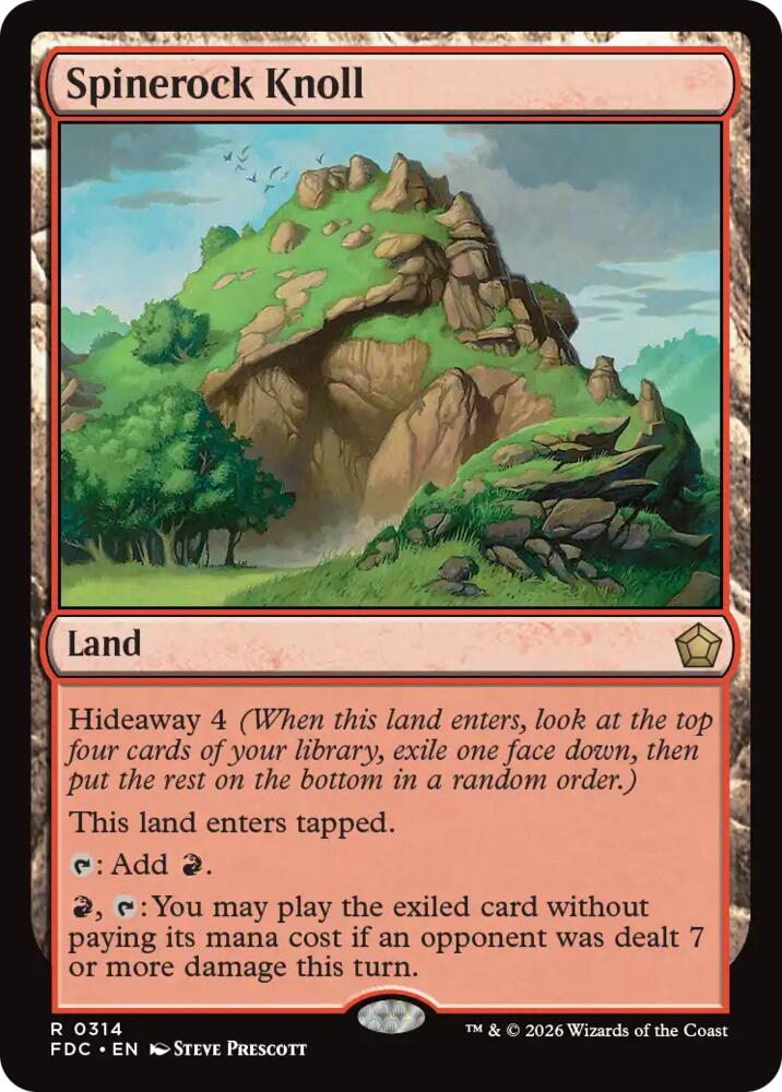 Spinerock Knoll (314) [Commander: Foundations]