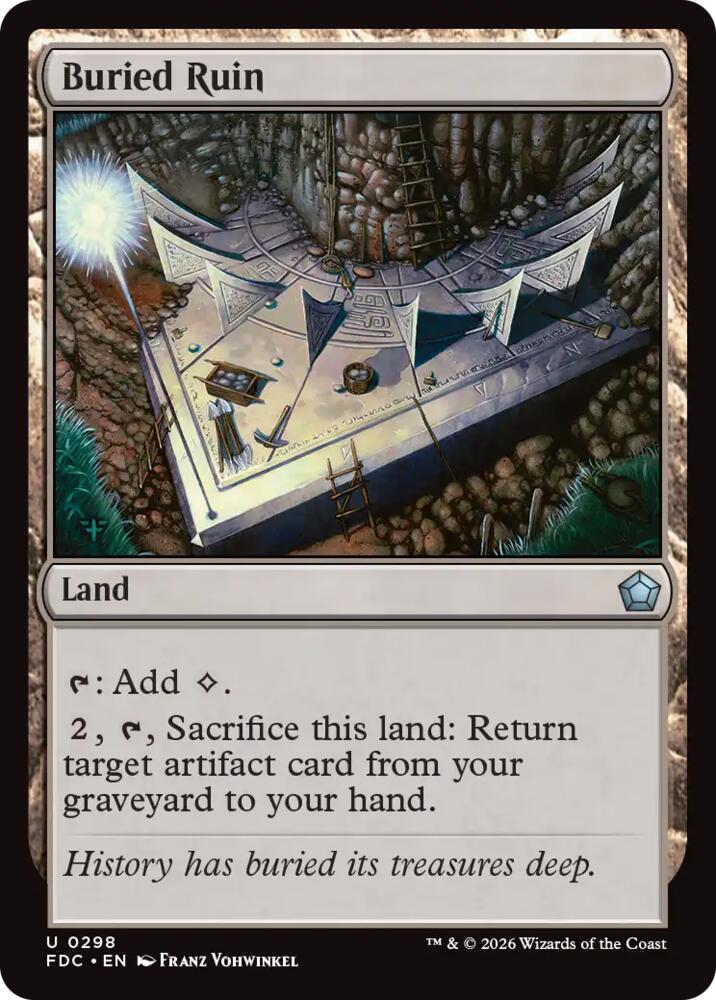 Buried Ruin (298) [Commander: Foundations]