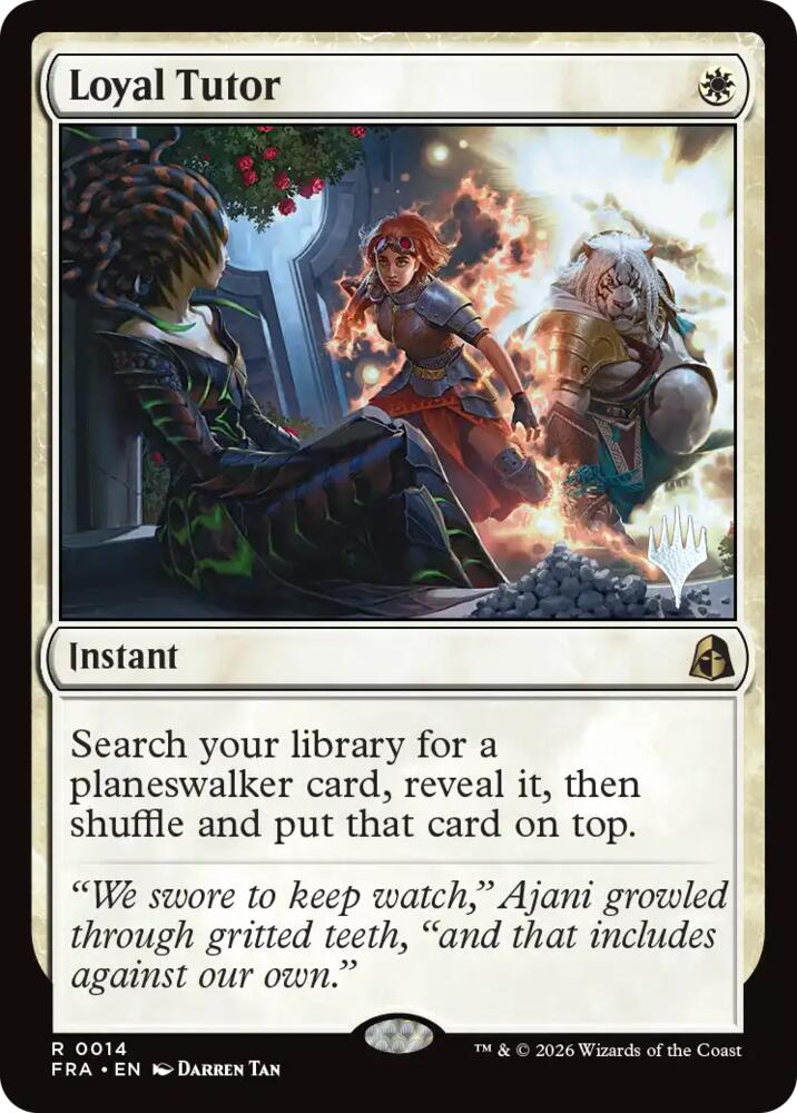 Loyal Tutor (14) [Promo Pack: Reality Fracture]