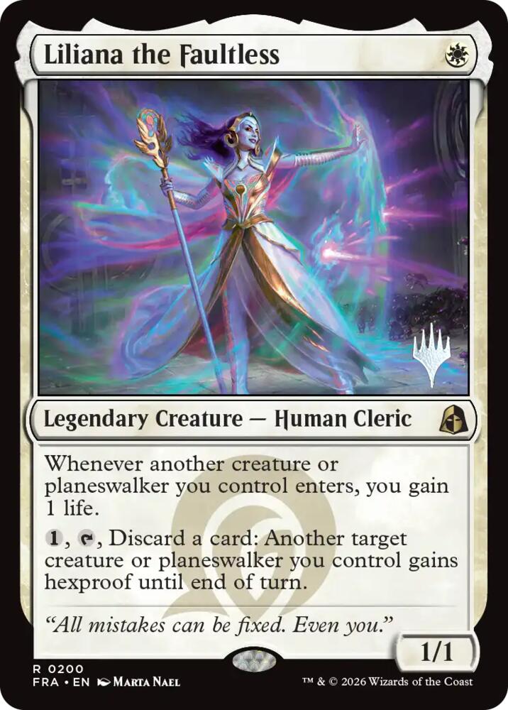Liliana the Faultless (200) [Promo Pack: Reality Fracture]