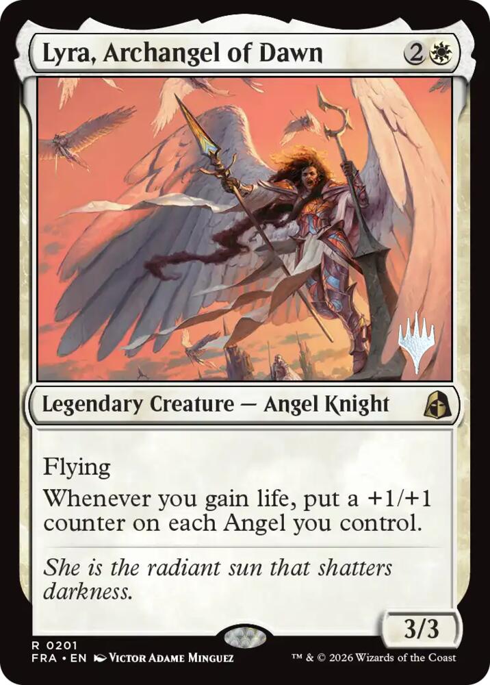 Lyra, Archangel of Dawn (201) [Promo Pack: Reality Fracture]
