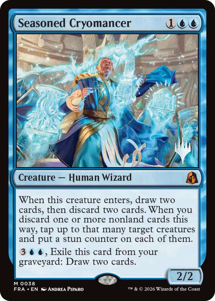 Seasoned Cryomancer (38) [Promo Pack: Reality Fracture]