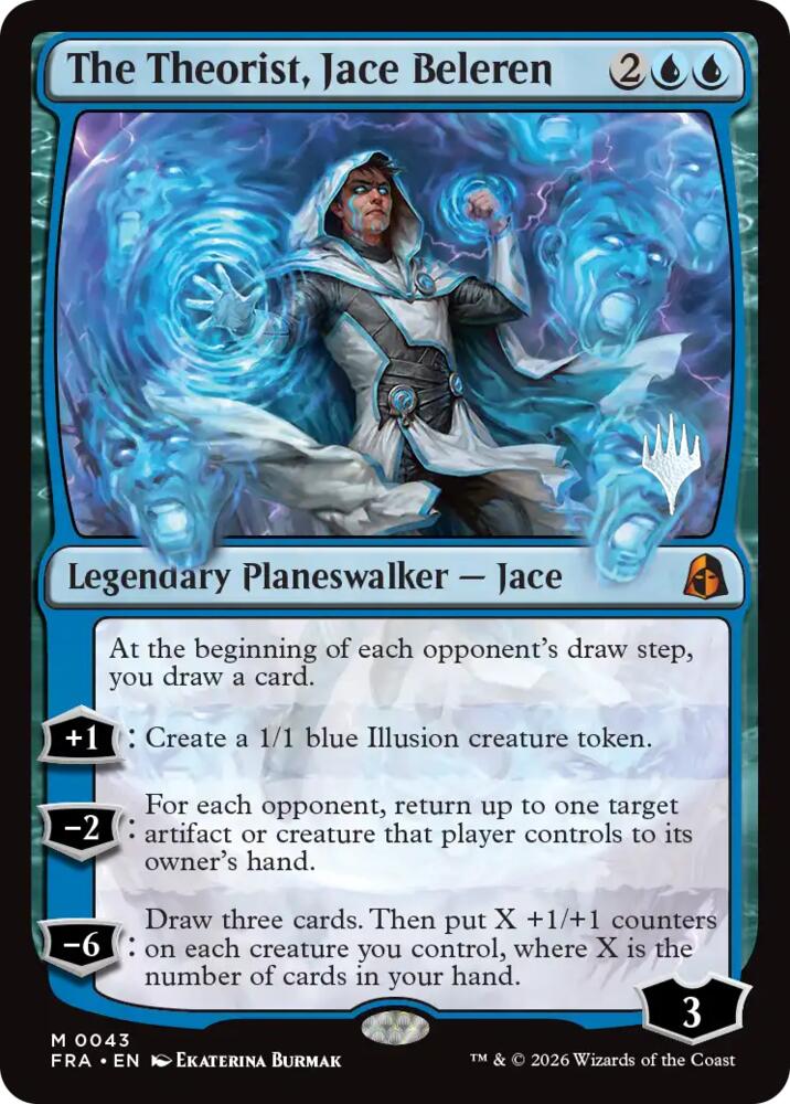 The Theorist, Jace Beleren (43) [Promo Pack: Reality Fracture]