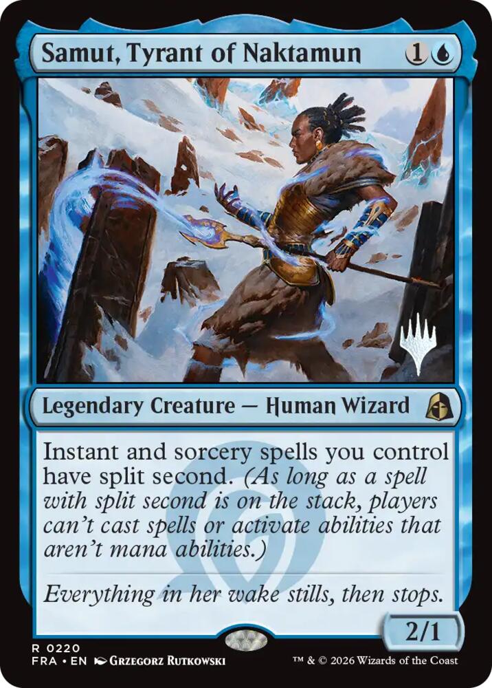 Samut, Tyrant of Naktamun (220) [Promo Pack: Reality Fracture]