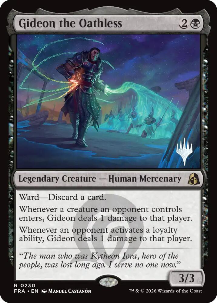 Gideon the Oathless (230) [Promo Pack: Reality Fracture]
