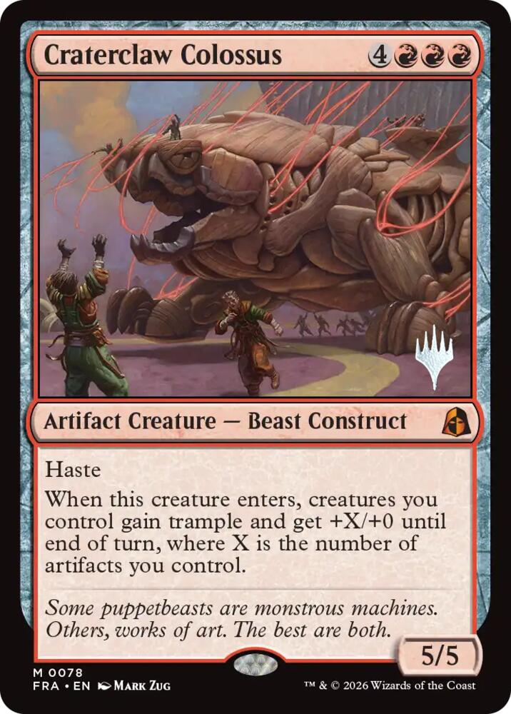 Craterclaw Colossus (78) [Promo Pack: Reality Fracture]