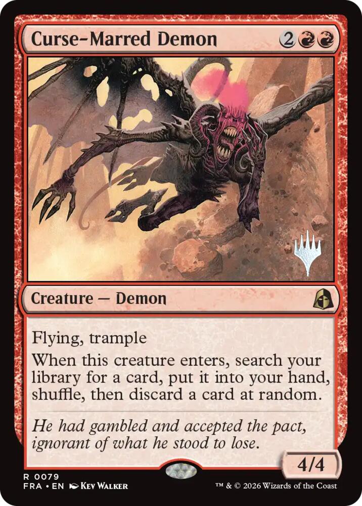 Curse-Marred Demon (79) [Promo Pack: Reality Fracture]