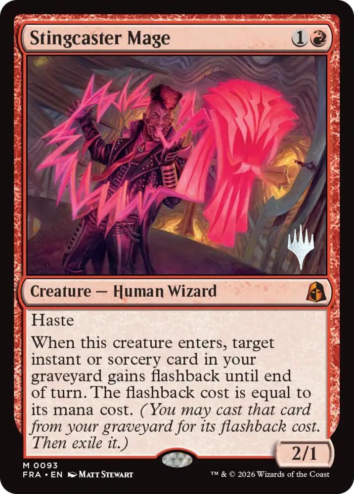 Stingcaster Mage (93) [Promo Pack: Reality Fracture]