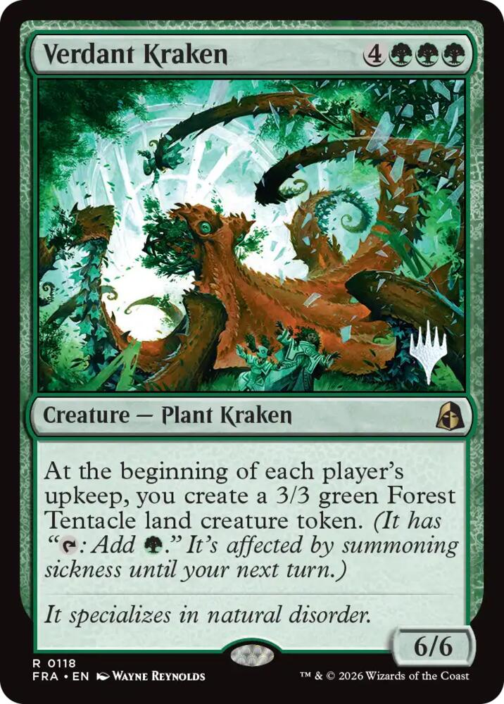Verdant Kraken (118) [Promo Pack: Reality Fracture]