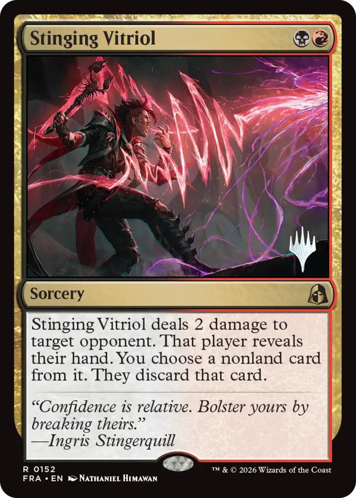Stinging Vitriol (152) [Promo Pack: Reality Fracture]