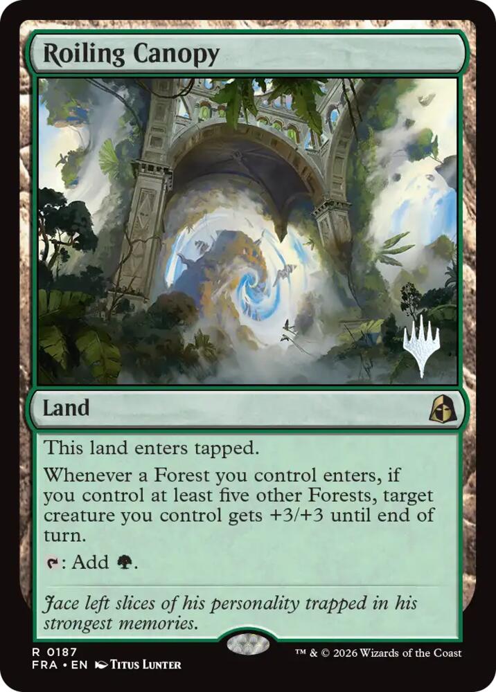 Roiling Canopy (187) [Promo Pack: Reality Fracture]