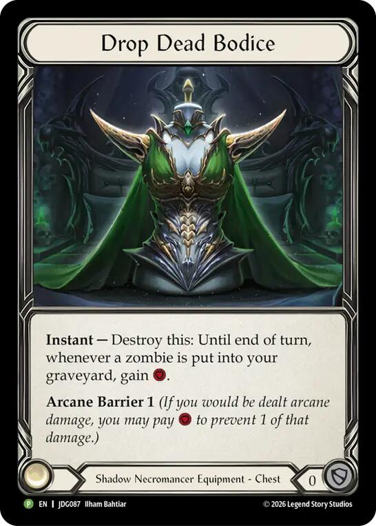 Drop Dead Bodice - JDG087 (JDG087) [Flesh and Blood: Promo Cards]