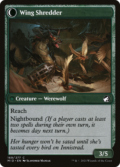 Bird Admirer (MID-169) - Innistrad: Midnight Hunt: (Double Faced Transform)
