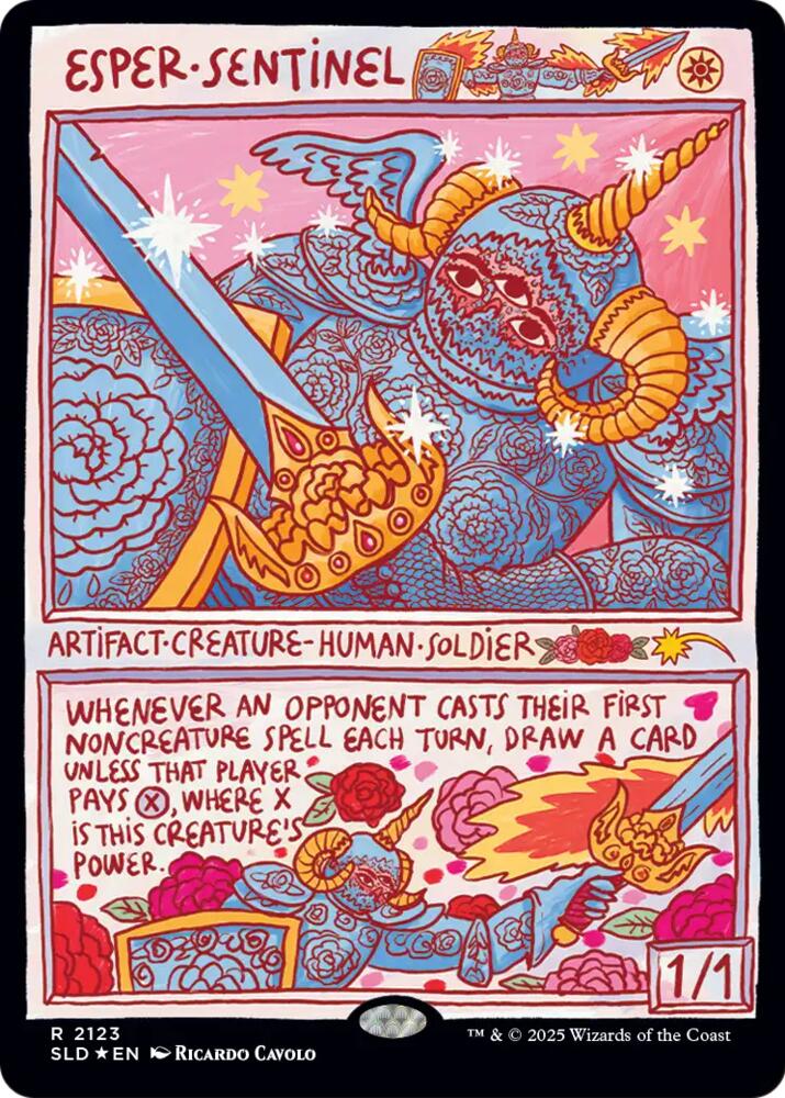 Esper Sentinel (2123) [Secret Lair Drop Series]