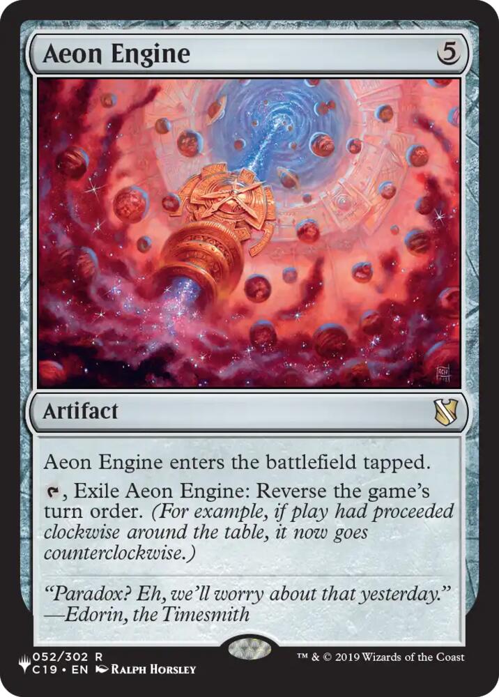 Aeon Engine (52) [The List Reprints]