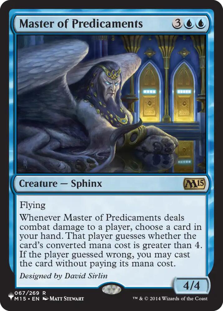 Master of Predicaments (67) [The List Reprints]