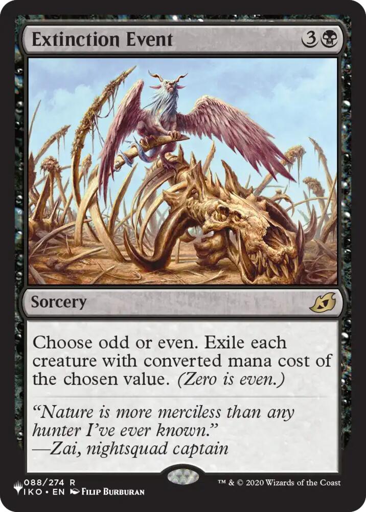 Extinction Event (88) [The List Reprints]