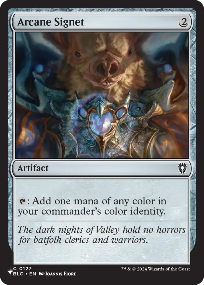 Arcane Signet (BLC) (127) [The List Reprints]