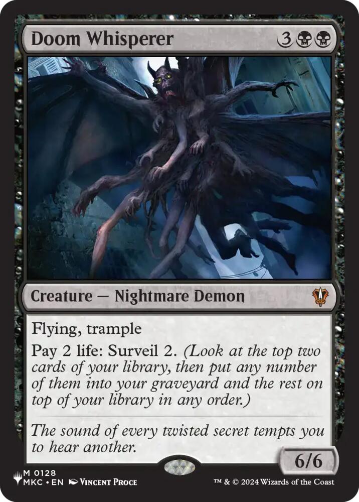 Doom Whisperer (128) [The List Reprints]