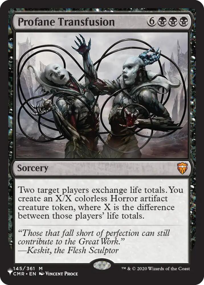 Profane Transfusion (145) [The List Reprints]