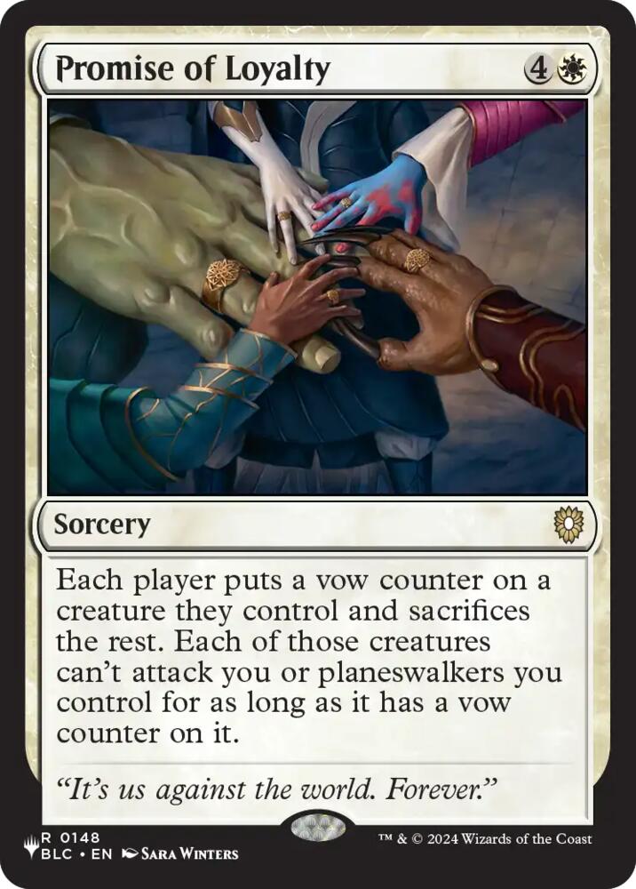 Promise of Loyalty (148) [The List Reprints]