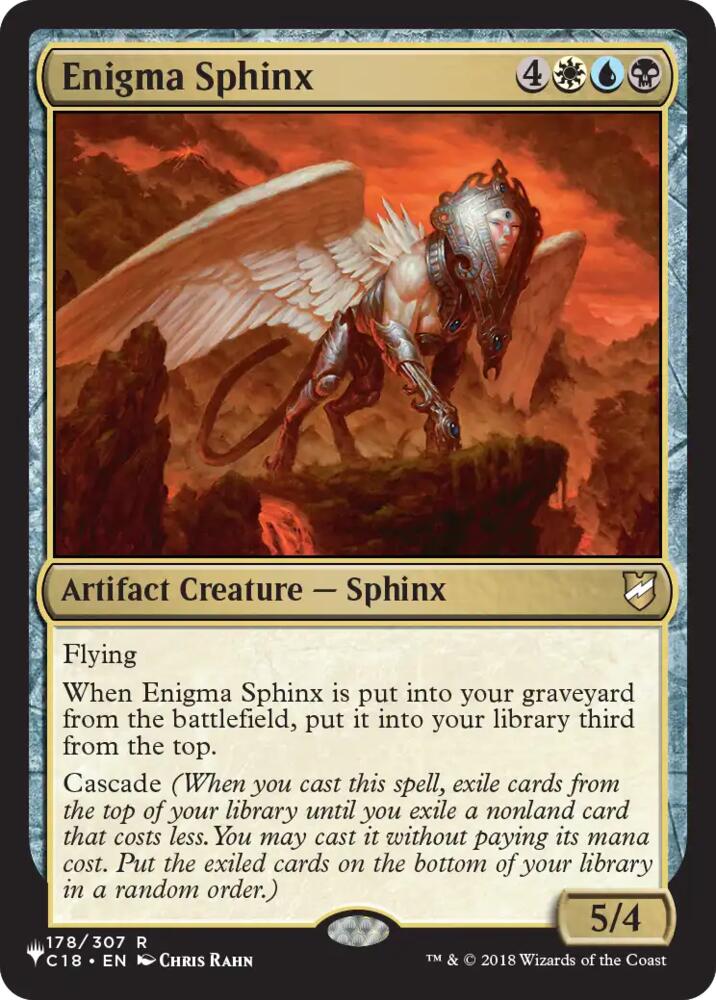 Enigma Sphinx (178) [The List Reprints]