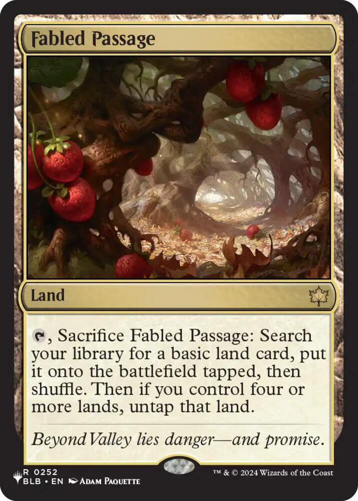 Fabled Passage (BLB) (252) [The List Reprints]